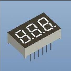 Quality Three Digit 0.36 Inch Smd Indoor Seven Segment Display for sale