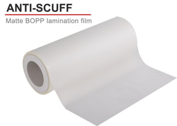 Quality Durable Wear Resistant Stain Like Touch BOPP Thermal Lamination Film For Flexible Package for sale