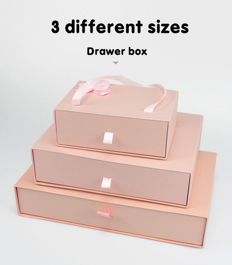 Cardboard Packaging Green Two-Drawer Rum Box Brown Chocolate Drawer Style Box Drawer Style Watch Box With Insert