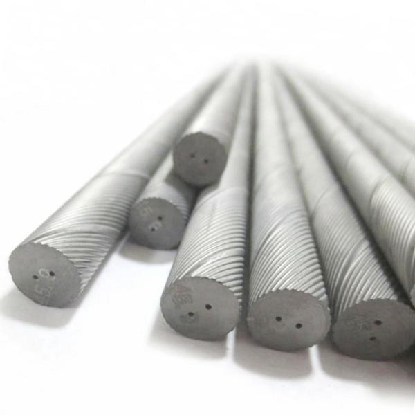Quality Well Balanced Helical Coolant Hole Rod Wear Resistance 14.3mm Dia 10% Binder for sale