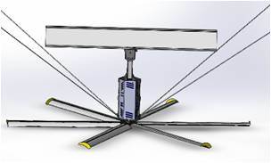 Big Hvls Industrial Ceing Fan with Pmsm Motor for Factory Air Cooling Down