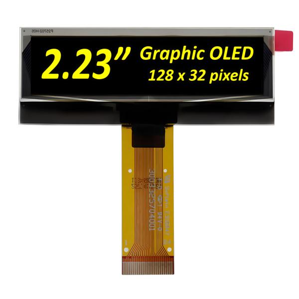 2.23 Inch OLED Display Module 128*32 Dot Matrix PMOLED Screen SSD1305 Driver 24Pin