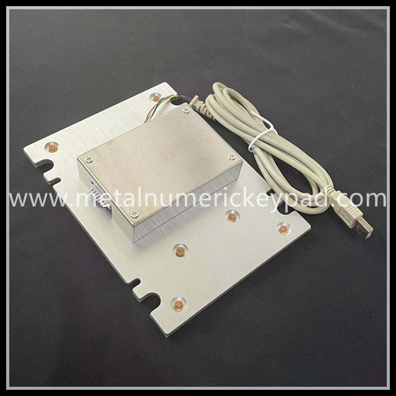 16 Key ATM Machine Metal Numeric Keypad With Stainless Steel Russian Keyboard