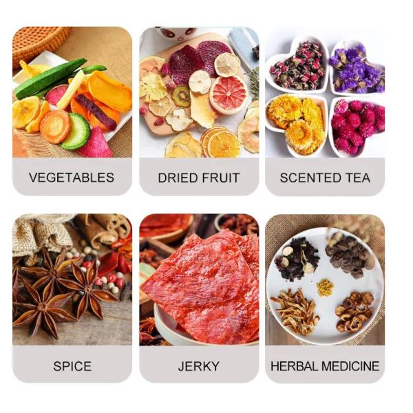 6 - 96 Trays Vegetables Food Fruit Drying Machine Industrial Commercial