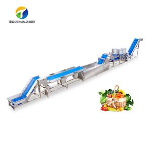China Automatic Fruit And Vegetable Processing Line Selection Washing Drying wholesale