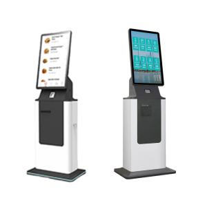 Touch Screen Self Service Parking Payment Kiosk With Bill / Coin Acceptor