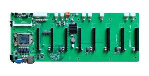 8 GPU Server Computer Motherboard B85 Chipset series AX-B85M-ETH 2.24