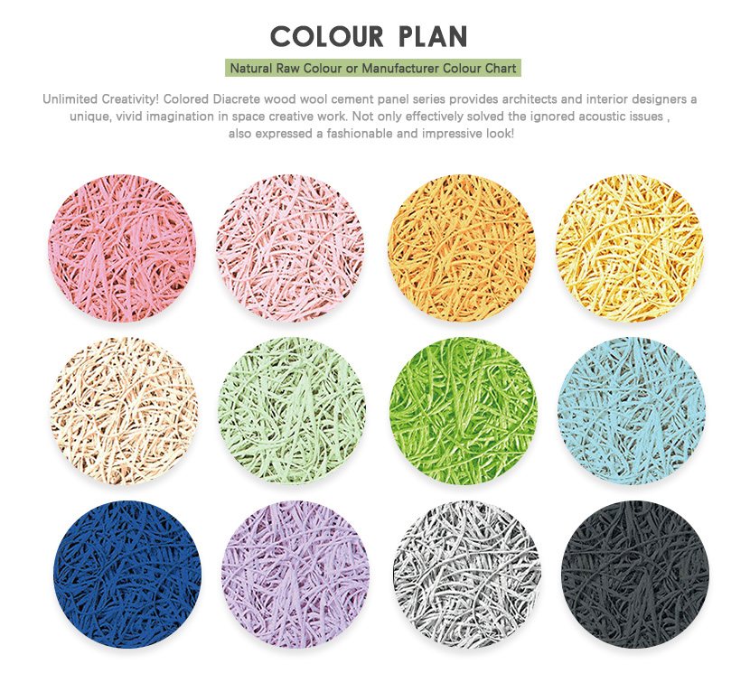 Recording Studio Hexagon Eco-Friendly Wood Wool Cement Acoustic Panel
