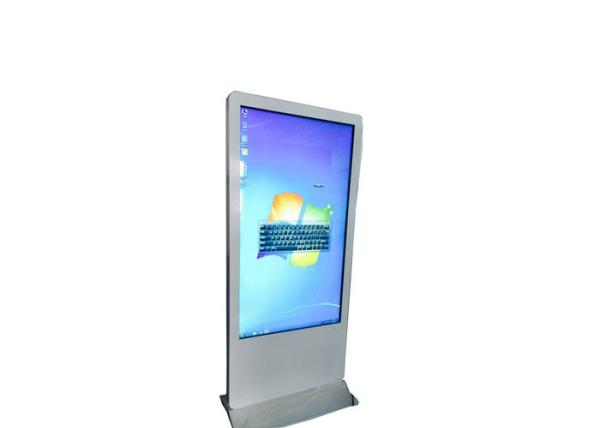 Quality 55 Inch Floor Standing Interactive All In One PC LCD Display Touchscreen Kiosk for sale
