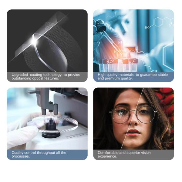 Wholesale Prices CR-39 Optical Lens CR 39 1.56/1.59PC/1.61/1.67 UV420 Ophthalmic Single Vision Eyeglasses Lenses