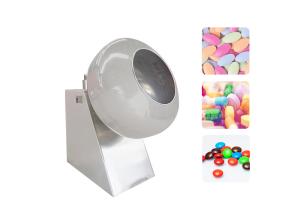 Snack Product Output 150kg/H Mini Chocolate Coating Machine