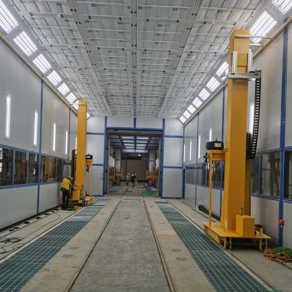 Electric Rolling Style Big Size Spray Booth Customizable Auto Spray Booth