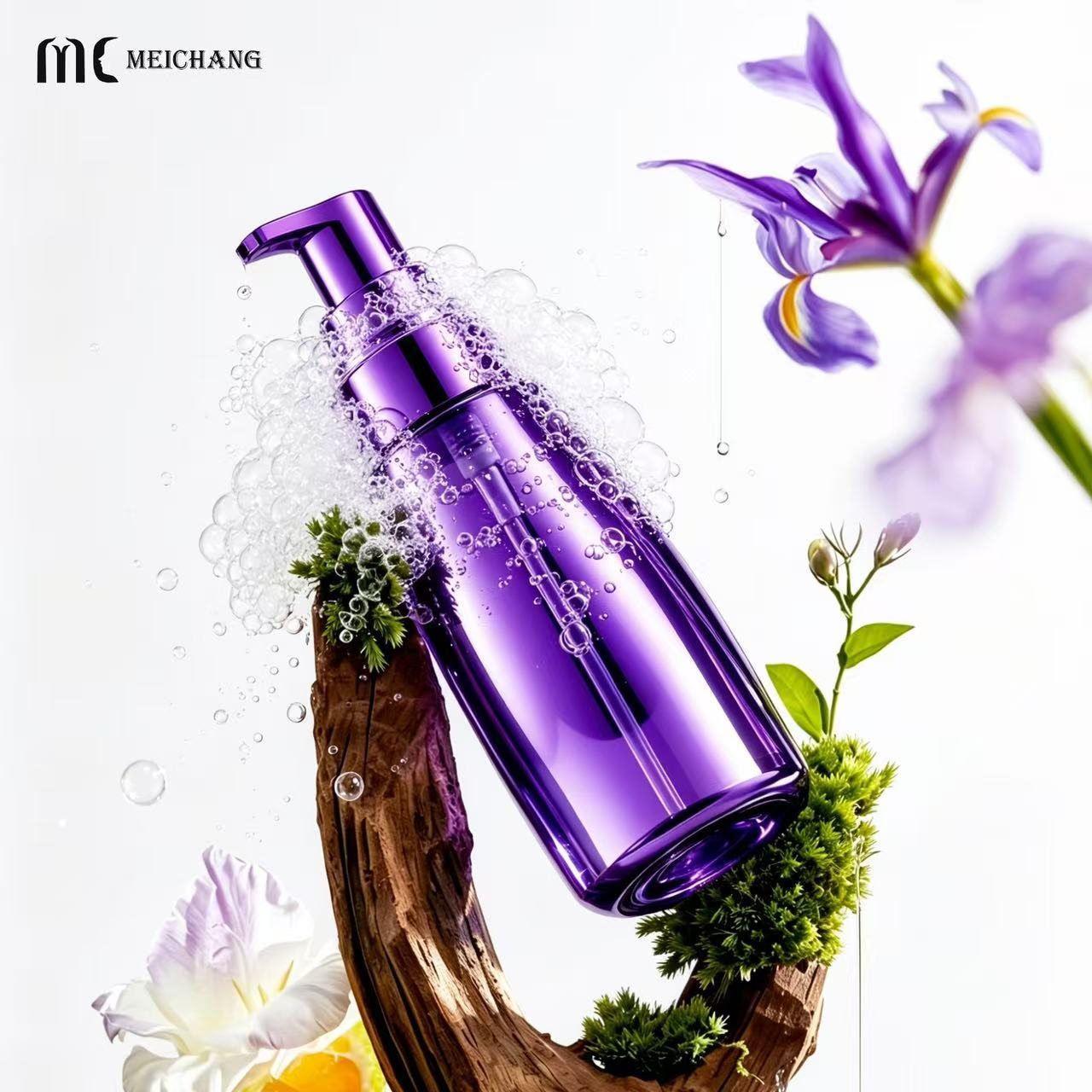 180ml PET Foaming Pump Bottle for Personal Care Packaging(MC-1809)