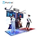 Multiplayer Metal Stand Up Flight VR Simulator Perfect Combination of Speed