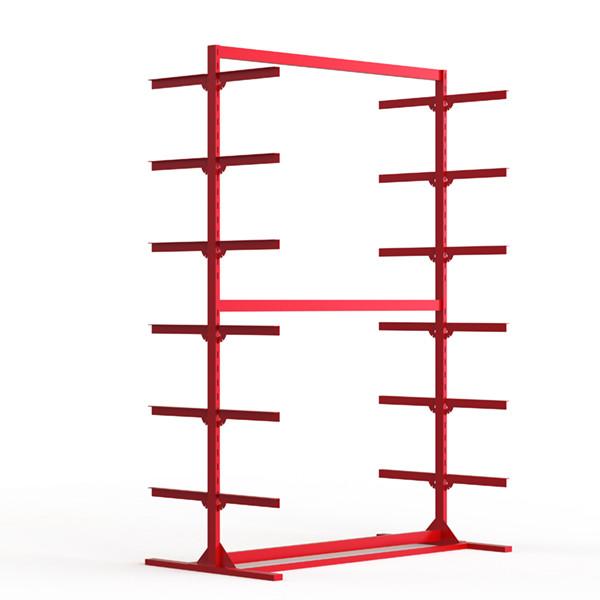 Quality Double Sides 12 Layers Car Bumper Rack With Adjustable Arms for sale