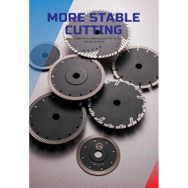 Good Performance 7 inch Diamond Tools X Mesh Turbo Cutting Disc for HOT PRESS Process Type