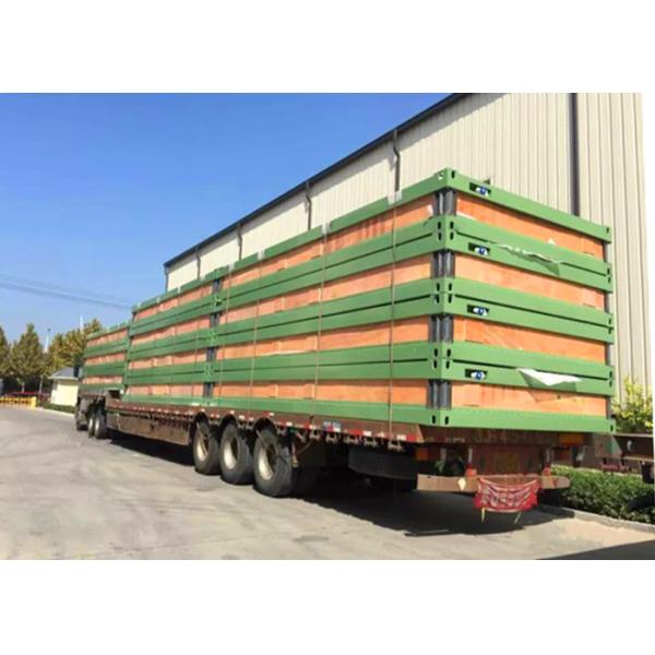 Camouflage Color Flat Pack Container Homes With Galvanized Steel Frame Structure