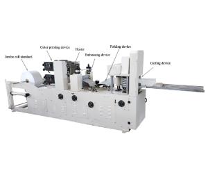 China Auto Rectify Roll Slitter , Fully Automatic Napkin Making Machine wholesale