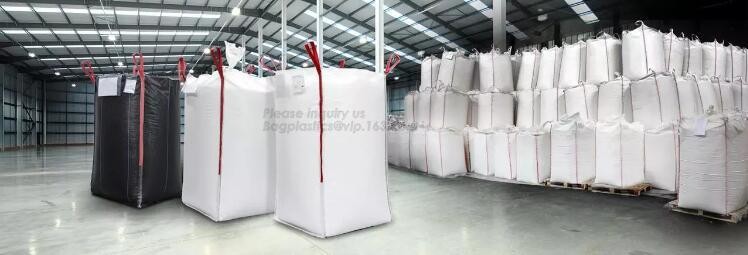 customizable PP u-panel baffle big bag /coated white woven PP jumbo bag/ventilated 4 panel baffle bag/all colors availab