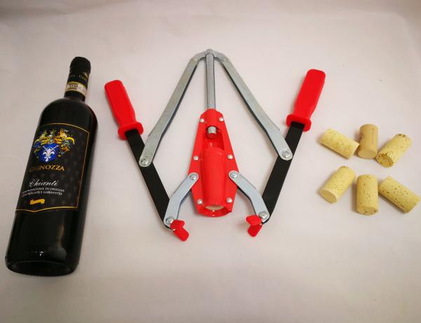 Quality Double Lever Manual Wine Corker Durable Home Brew Level With Odm Service for sale