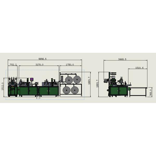 KF94 3D Fish Surgical Mask Making Machine 30Pcs/ Min Easy Operate