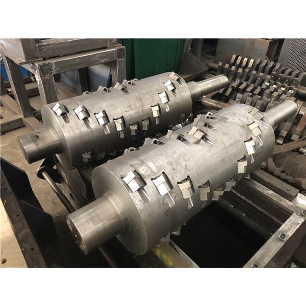 Single Shaft Waste Plastic Lumps Shredder Machine 200kg/H Granulator