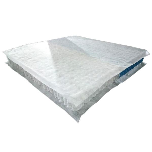 Independent pocket spring mattress liner with soft spring and hard spring combination