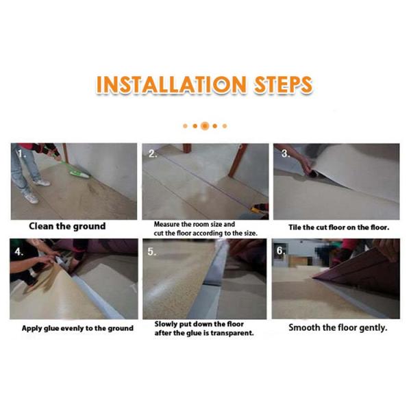Conductive PVC ESD Flooring Tile 10^4-10^6 Ohm Customizable