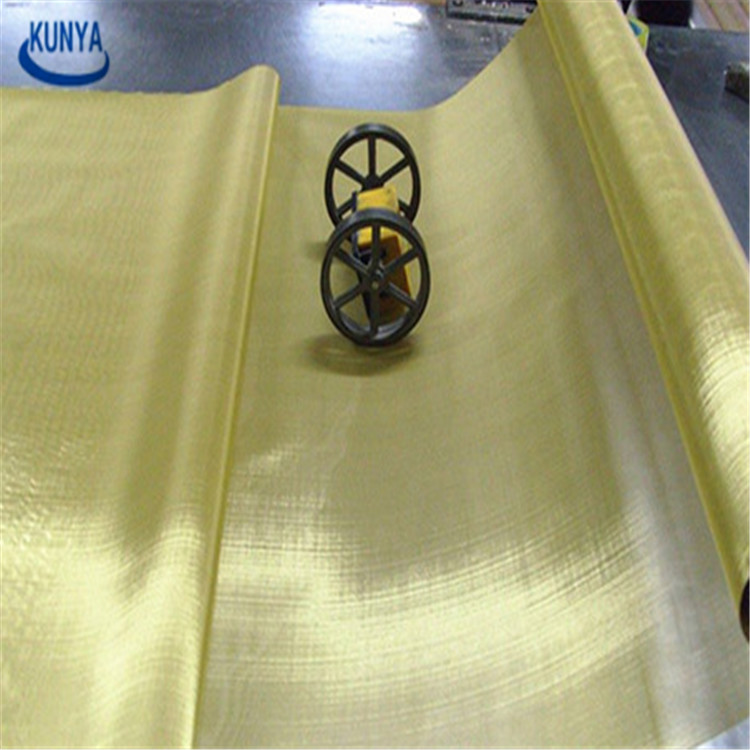 40-400 Mesh Brass Copper Wire Mesh Roll Electromagnetic Signal Shielding Mesh