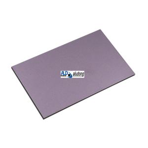 Chemical Polishing Rose Silver 1220*2440mm Solid Aluminium Sheet