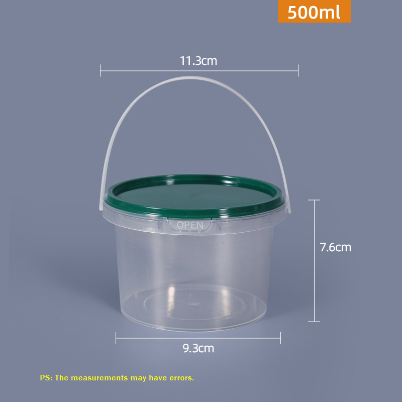 Enjoy Delicious Ice Cream with Our 16oz Butter Spread Box 350ml-700ml Plastic Bucket