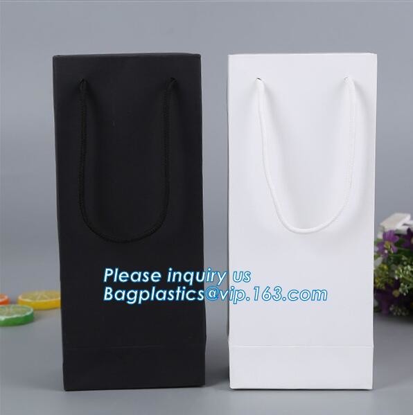 Fashion Custom Printing Luxury Gift Shopping Carrier Paper Bag With Your Own Logo Print,strong twisted handle black leat