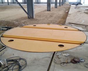 Rotary Table Model Material Transfer Trolley Turntable Cart High Durability