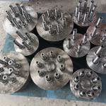 Double-Sided Multi-Hole Drilling Machine For Valve Flanges Tees High-Speed PLC