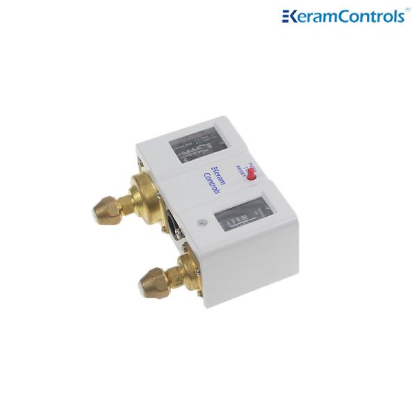 Quality Dual Pressure Control Switch Refrigeration HP & LP Auto Reset for sale