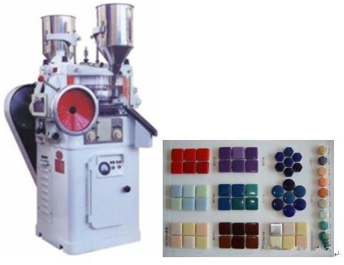 Quality Glass Mosaic Press Machine , Double Rotary Tablet Compression Machine for sale