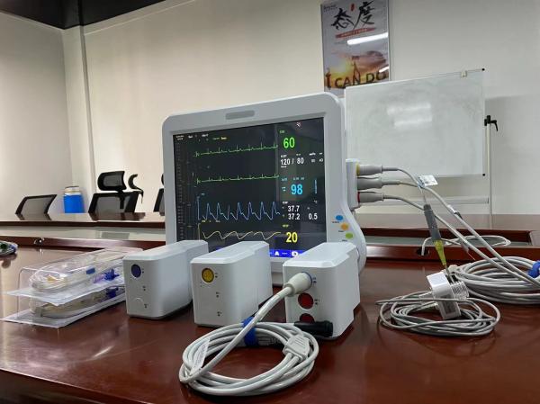 Quality Cardiac Monitoring Medical Monitoring Devices Modular With ECG SPO2 2Temp for sale