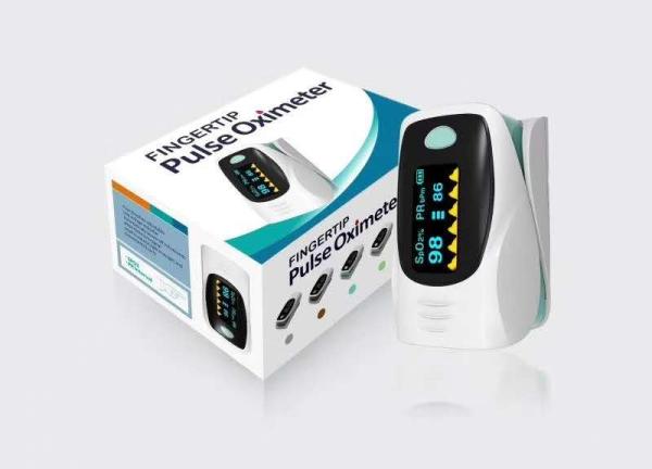 Quality 0.2ml/Min Alkaline Battery Network Fingertip Pulse Oximeter for sale