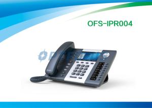 China 2x 10 / 100 / 1000Mbps 6 Lines WIFI SIP Phone , 3 Way Conference Call Phone wholesale