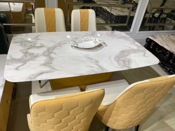 Quality White European Style Coffee Table , Faux Marble Rectangular Coffee Table for sale