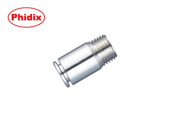 Quality Insert-Type Pneumatic All-metal Connectors Cylindrical Exagonal Socket External Thread Fittings for sale