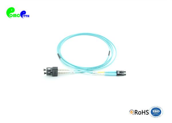 Quality LSZH OM3 2.0mm LC UPC To SC UPC Optical Patch Cord for sale