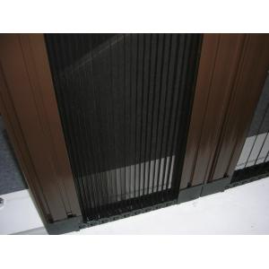 China Black Grey Fiberglass Mosquito Net Pleated Mosquito Mesh Door wholesale