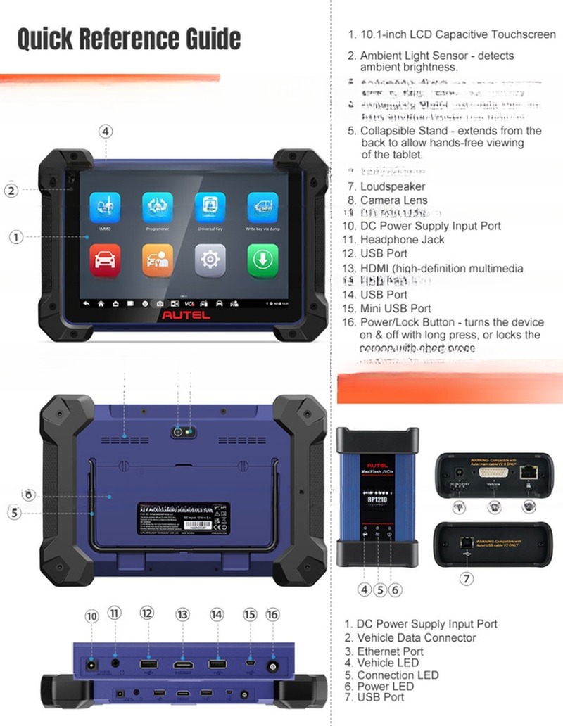 Autel IM608 PRO II Car Key Programmer Plus IMKPA Accessories and G-Box3 APB112 Performance