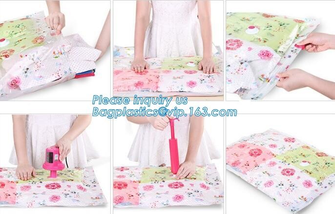 Embossing Resealable Vacuum Food Bags For Household Eco- friendly Texture Vacuum Food Storage Plastic Bag Rolls Moisture