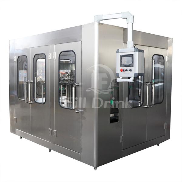 Quality 4000BPH Carbonated Drink Filling Machine 3 In 1 Monoblock Bottling Machine Precise Valve for sale