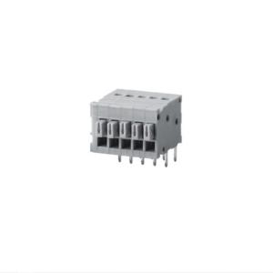 China HQ211R-2.54 2.54mm Pitch RA Screwless Connector PCB Terminal Block PA66 UL94V-0 For Light wholesale