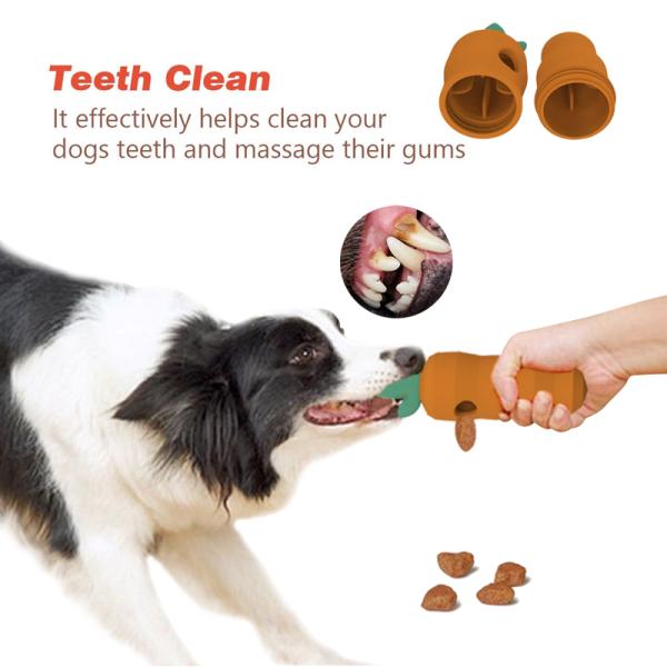 Carrot Pet Accessories Animal Shape Indestructible Pet Squeak Dog Pet Toys Dog Ball Chew Toys Aggressive Chewer Dog Ball Toy