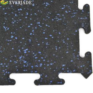 China Customized Colors Fitness Interlock Floor Mat Total Solution for Interlock Gym Floor wholesale