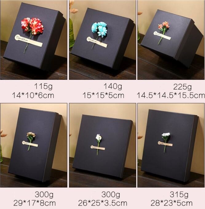 Custom design gradient color luxury paper packaging gift box with lid,Paper Flower Box Florist Bouquet Box Packaging Ros